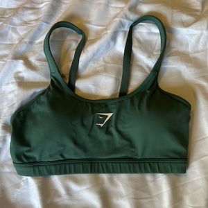Green gymshark sports bra